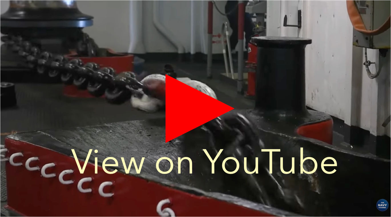 Anchoring on USS Lincoln